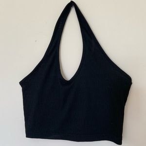 black SHEIN halter top
